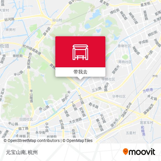 元宝山南地图