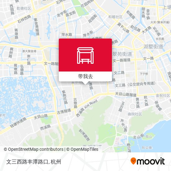 文三西路丰潭路口地图