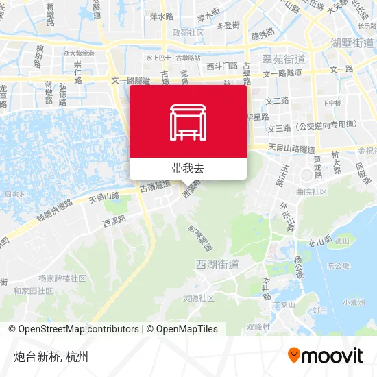 炮台新桥地图
