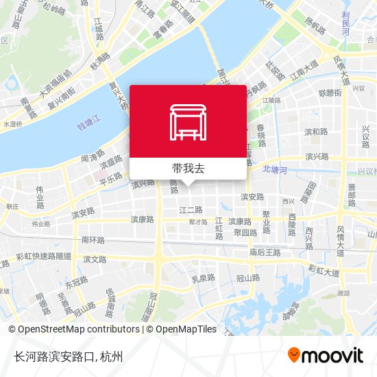 长河路滨安路口地图