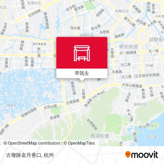古墩路金月巷口地图