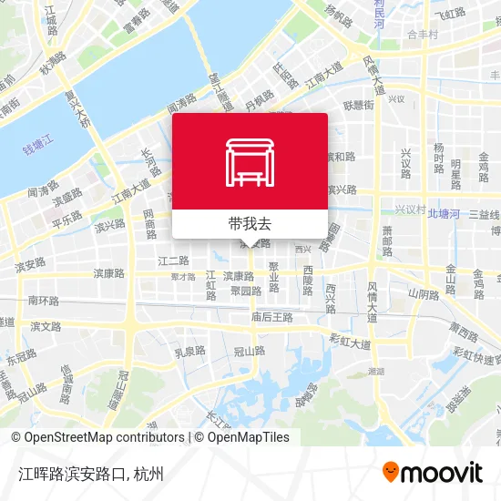 江晖路滨安路口地图