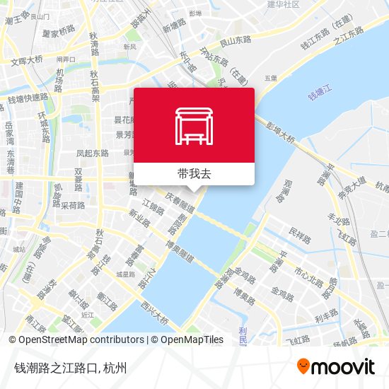 钱潮路之江路口地图