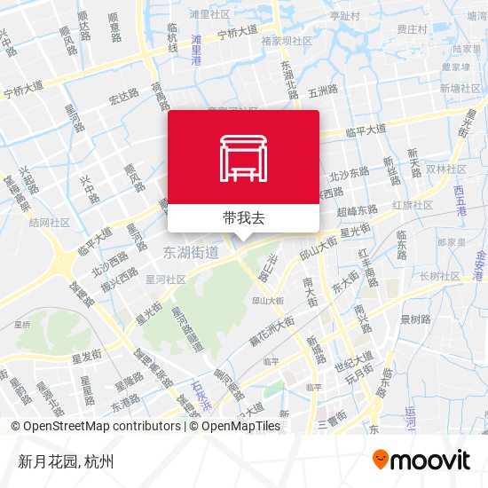 新月花园地图
