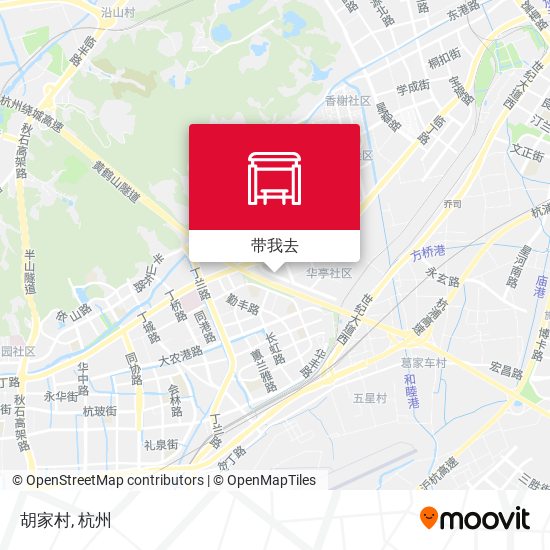 胡家村地图