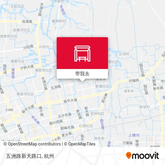 五洲路新天路口地图