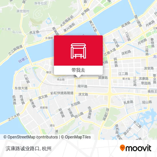滨康路诚业路口地图