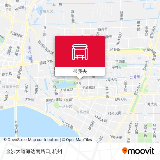 金沙大道海达南路口地图