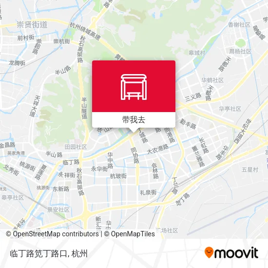 临丁路笕丁路口地图