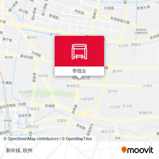 新街镇地图