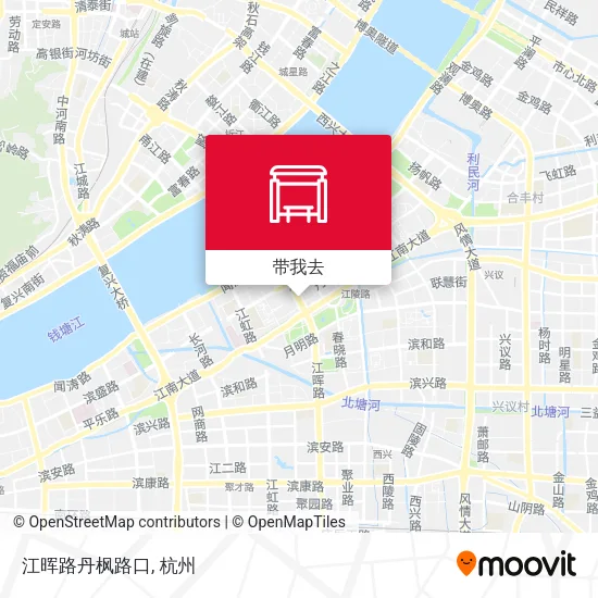 江晖路丹枫路口地图