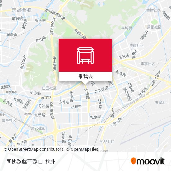 同协路临丁路口地图