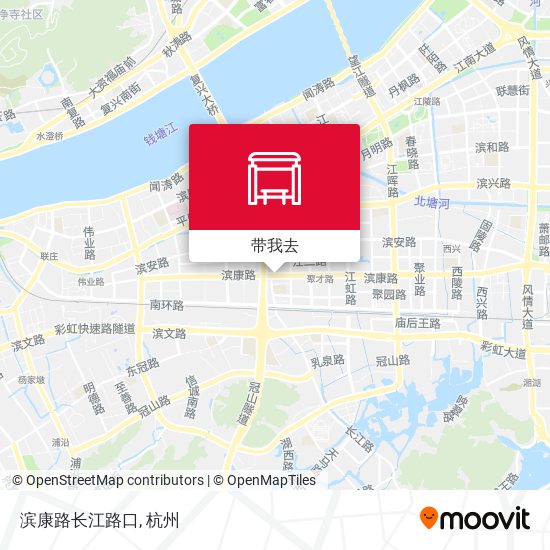 滨康路长江路口地图