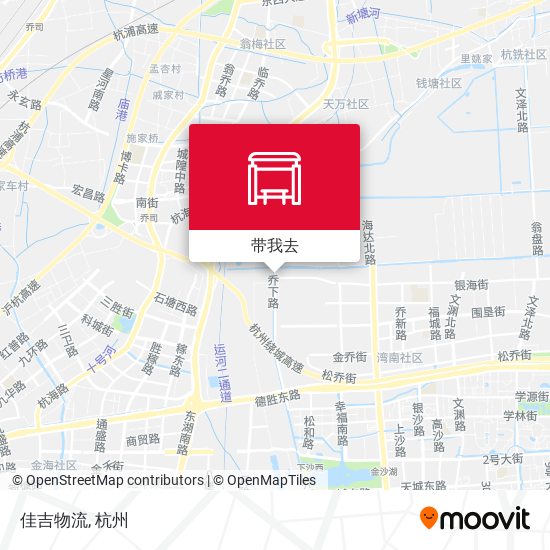 佳吉物流地图