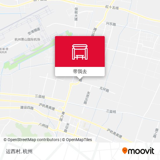 运西村地图
