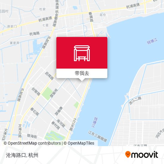 沧海路口地图