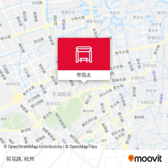 荷花路地图