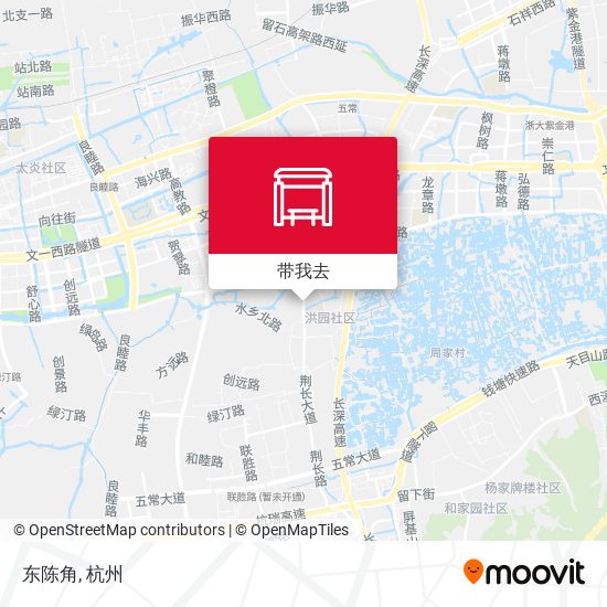 东陈角地图