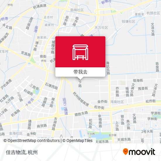 佳吉物流地图
