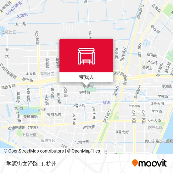 学源街文泽路口地图