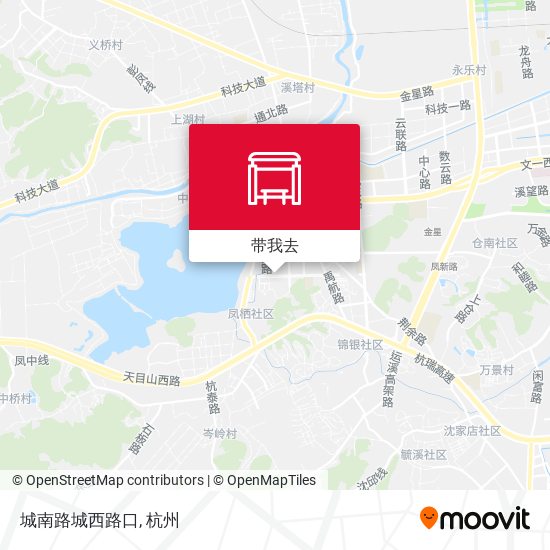 城南路城西路口地图