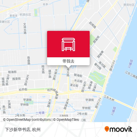 下沙新华书店地图