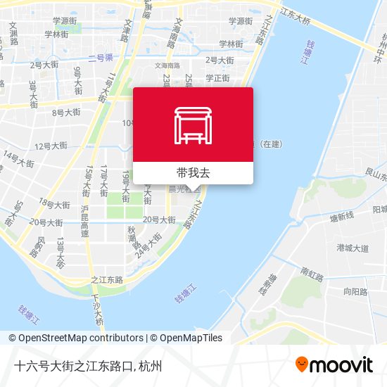十六号大街之江东路口地图