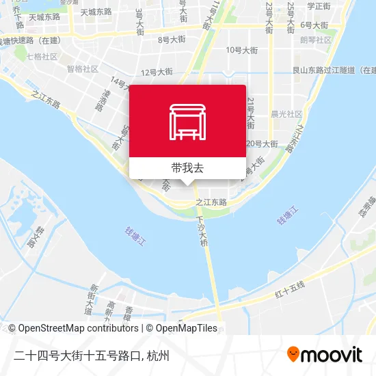 二十四号大街十五号路口地图