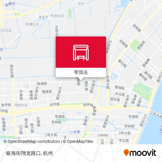 银海街翔龙路口地图