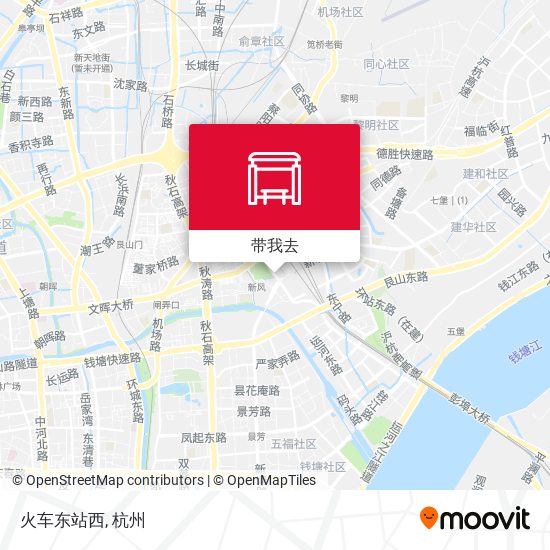 火车东站西地图