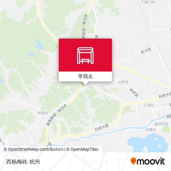 西杨梅岭地图