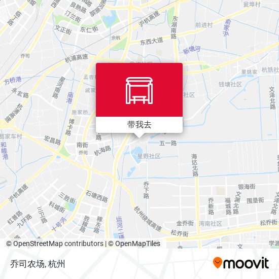 乔司农场地图