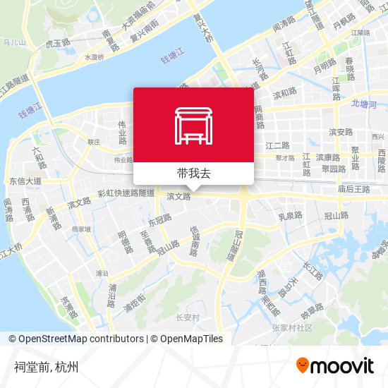 祠堂前地图