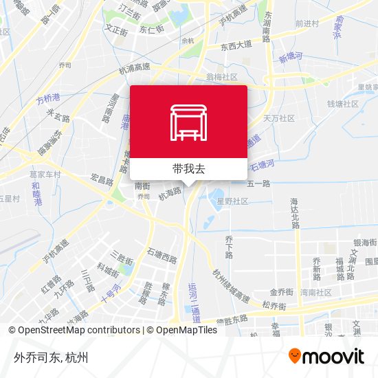 外乔司东地图