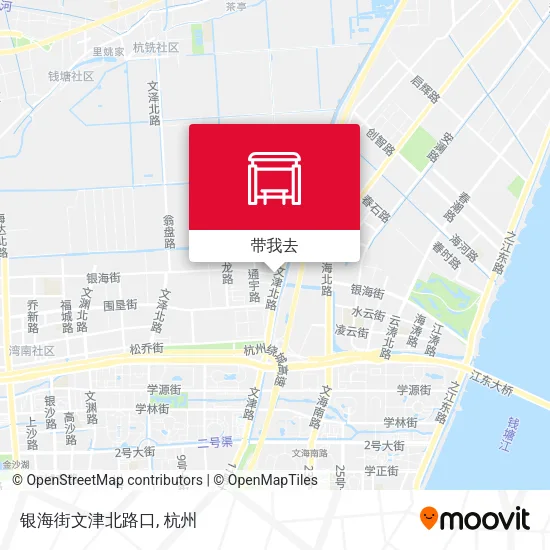 银海街文津北路口地图