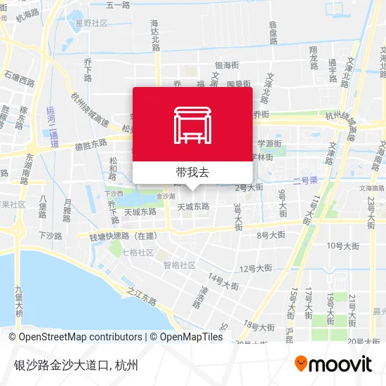 银沙路金沙大道口地图