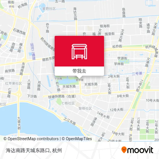 海达南路天城东路口地图