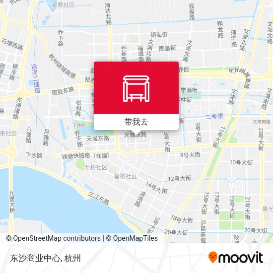 东沙商业中心地图