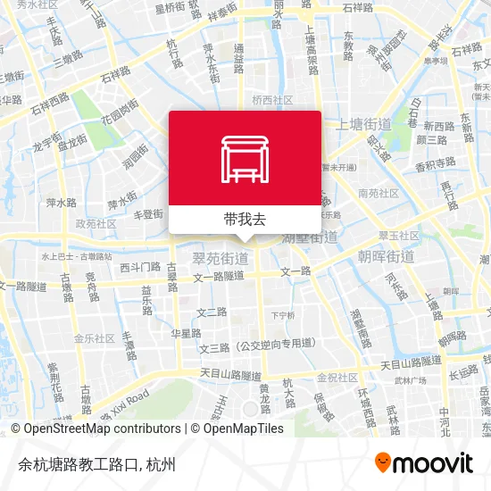 余杭塘路教工路口地图