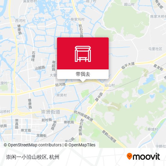 崇闲一小沿山校区地图