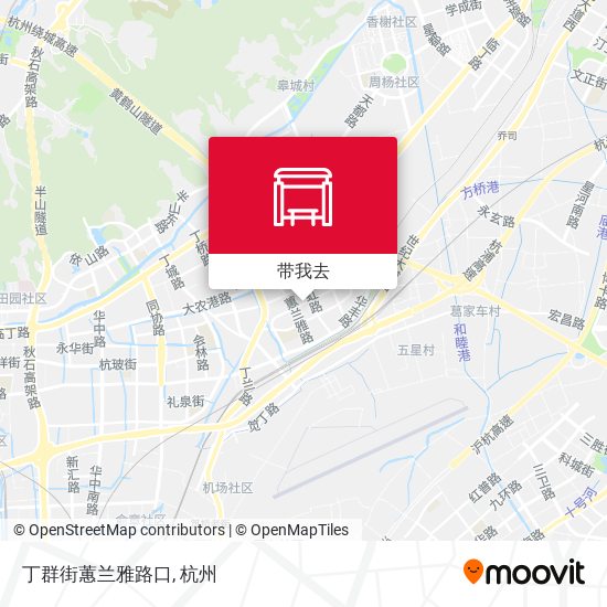 丁群街蕙兰雅路口地图