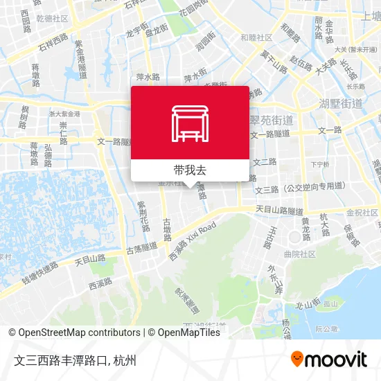 文三西路丰潭路口地图