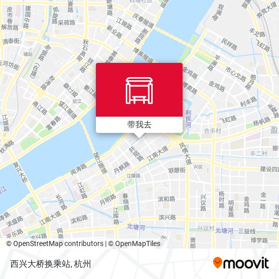西兴大桥换乘站地图