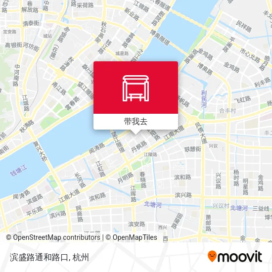 滨盛路通和路口地图
