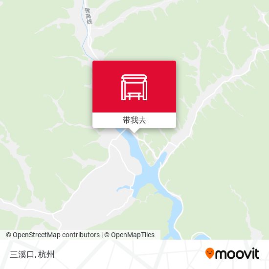 三溪口地图