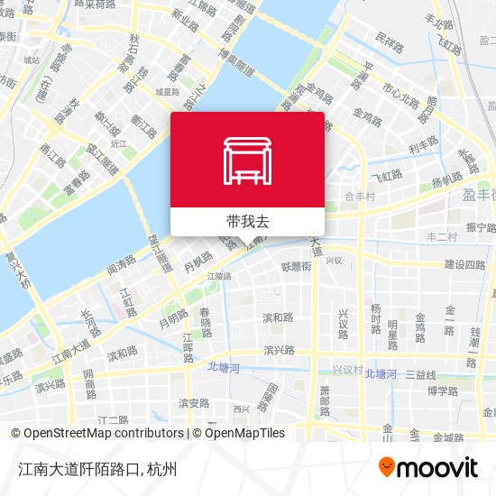 江南大道阡陌路口地图