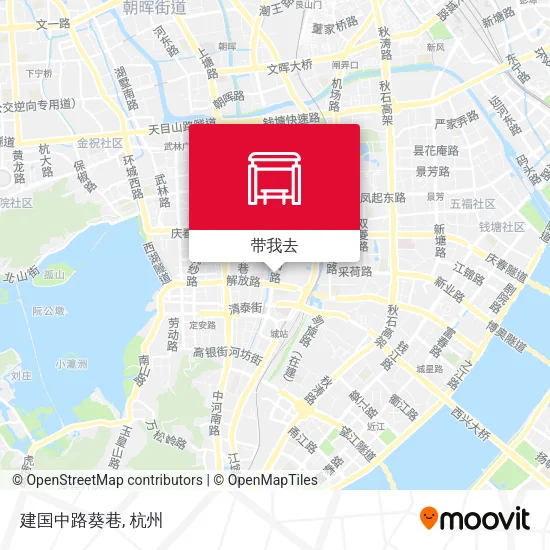 建国中路葵巷地图