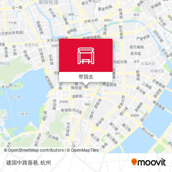 建国中路葵巷地图