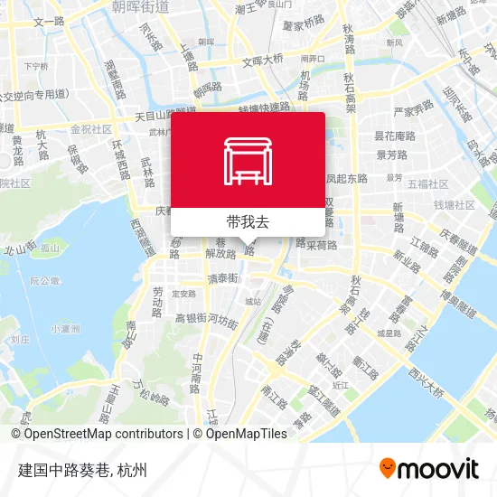 建国中路葵巷地图