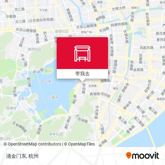 涌金门东地图